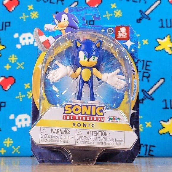 Jakks Pacific Sonic the Hedgehog 2.5" Collectible Video Game Action Figure New - Picture 1 of 7